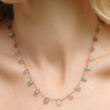 Ivarene- Odin Drops and Beads Labradorite Necklace
