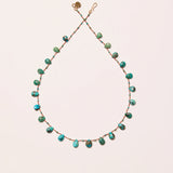 Ivarene- Powhatan Drops and Beads Turquoise Necklace