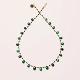Ivarene- Drops and Beads Savannah Malachite Necklace