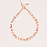 Ivarene- Sunk Haze Peach Moonstone Necklace