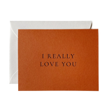 I Really Love You No. 20: Rust / Single Card