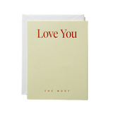 Love You The Most No. 33: Butter / Single Card