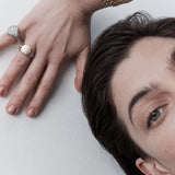 Lucy Delius - Antique Finish Athena's Mirror Ring