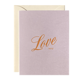 Love You No. 32: Lavender / Single Card