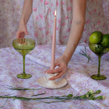 Sage Ribbed Coupe - Set of 4