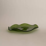 Large Petal Plate, Olive (Transparent)