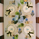 Toile de Blu Hortensia Tablecloth: Length: 260cm/102in