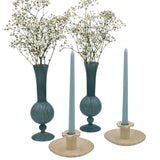 Extra Tall Baby Blue Cloud Taper Candle - Pack of 4