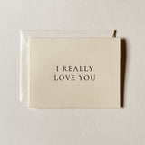 I Really Love You No. 20: Rust / Single Card
