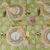 Viviana Venetia Blooms Tablecloth: Length: 380cm/150in