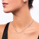 gigiClozeau: Classic Gigi LAPIS necklace yellow gold