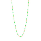 gigiClozeau: Classic Gigi NEON necklace yellow gold- 16.5"