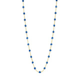 gigiClozeau: Classic Gigi SAPPHIRE necklace yellow gold- 17.7"