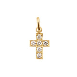 gigiClozeau: Cross Diamond Pendant