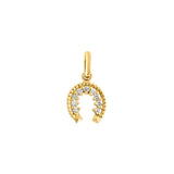 gigiClozeau: Horse Shoe Diamond Pendant