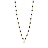 gigiClozeau: Gigi Supreme Classic Diamond Necklace Black Yellow Gold