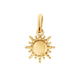 gigiClozeau: Sun Pendant, Yellow Gold