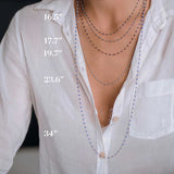 gigiClozeau: Classic Gigi OPAL necklace yellow gold