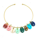 Jenna Blake - Mariner Link Charm - Rose Quartz