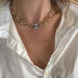 Lucy Delius - Antique Finish Persephone Diamond Necklace