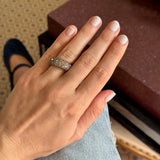 Lucy Delius - Victorian Set Cognac Diamond Bombé Ring
