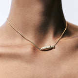 Marie Lichtenberg - Micro Coco Necklace- Yellow Gold 14.5"