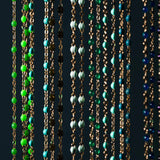 gigiClozeau: Classic Gigi EMERALD necklace yellow gold