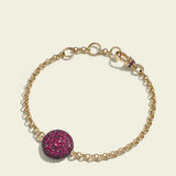 Lucy Delius - Ruby Pocket Watch Bracelet