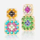 Harwell Godfrey- Granny Square Thelma Earrings